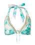 River Island Sutien costum de baie albastru deschis / galben pastel / verde / alb - Pled.ro