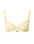 River Island Sutien costum de baie galben / auriu / alb - Pled.ro