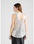 River Island Top argintiu - Pled.ro