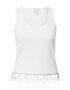 River Island Top argintiu / alb - Pled.ro