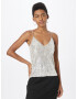 River Island Top 'CAMI' argintiu - Pled.ro