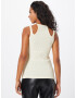 River Island Top alb natural - Pled.ro