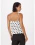 River Island Top negru / alb - Pled.ro