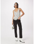 River Island Top negru / alb - Pled.ro