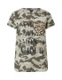 River Island Tricou 'Lamour' bej / kaki / alb - Pled.ro