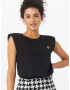 River Island Tricou negru - Pled.ro