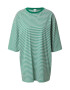 River Island Tricou supradimensional verde / alb - Pled.ro