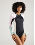 ROXY Costum de baie sport albastru deschis / roz pastel / negru - Pled.ro