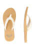 ROXY Flip-flops 'PORTO III' bej / alb - Pled.ro