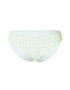 ROXY Slip costum de baie 'CHECK IT' verde mentă / alb - Pled.ro