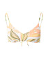 ROXY Sutien costum de baie oliv / portocaliu somon / portocaliu deschis / alb - Pled.ro