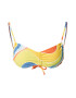 ROXY Sutien costum de baie 'PALM CRUZ' albastru / galben / galben curry / portocaliu homar - Pled.ro