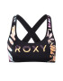 ROXY Sutien de costum de baie sport albastru deschis / galben pastel / gri metalic / mov orhidee - Pled.ro