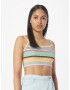 ROXY Top 'Best Time of Day' gri metalic / verde deschis / lila / portocaliu - Pled.ro