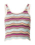 ROXY Top brodat 'SAILING FLOW' bej / albastru deschis / portocaliu pastel / fucsia - Pled.ro