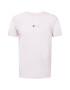 RVCA Tricou albastru / galben / roz / roz pal / alb - Pled.ro