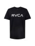 RVCA Tricou negru / alb - Pled.ro