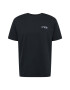 RVCA Tricou negru / alb - Pled.ro