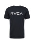 RVCA Tricou negru / alb - Pled.ro