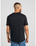 RVCA Tricou negru / alb - Pled.ro