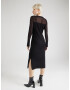 s.Oliver BLACK LABEL Rochie tricotat negru - Pled.ro