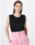 s.Oliver BLACK LABEL Top negru - Pled.ro