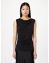 s.Oliver BLACK LABEL Top negru - Pled.ro