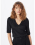 s.Oliver BLACK LABEL Tricou negru - Pled.ro