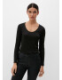 s.Oliver BLACK LABEL Tricou negru - Pled.ro