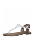 s.Oliver Flip-flops brocart / alb murdar - Pled.ro