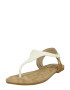 s.Oliver Flip-flops maro / alb - Pled.ro