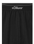 s.Oliver Pantaloni de pijama negru / alb - Pled.ro