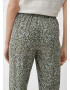 s.Oliver Pantaloni gri / verde / alb - Pled.ro