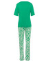 s.Oliver Pijama verde / alb - Pled.ro