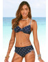 s.Oliver Slip costum de baie 'Audrey' bleumarin / alb - Pled.ro