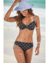 s.Oliver Slip costum de baie 'Audrey' negru / alb - Pled.ro