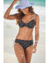 s.Oliver Sutien costum de baie 'Audrey' negru / alb - Pled.ro