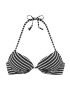 s.Oliver Sutien costum de baie negru / alb - Pled.ro