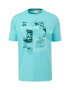 s.Oliver Tricou albastru aqua / verde petrol / alb murdar - Pled.ro