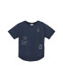 s.Oliver Tricou bleumarin / alb - Pled.ro