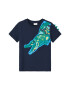 s.Oliver Tricou bleumarin / azur / verde smarald / verde stuf - Pled.ro