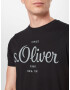 s.Oliver Tricou gri deschis / negru - Pled.ro