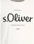 s.Oliver Tricou negru / alb - Pled.ro