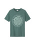 s.Oliver Tricou verde petrol / alb - Pled.ro