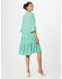 SAINT TROPEZ Rochie 'Eda' verde jad / alb murdar - Pled.ro