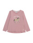 SALT AND PEPPER Tricou 'Horse Star' brocart / auriu / roz pitaya / alb natural - Pled.ro