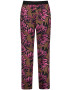 SAMOON Pantaloni 'Carlotta' maro deschis / fucsia / roz deschis / negru - Pled.ro