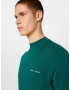 Samsøe Samsøe Tricou 'Norsbro' verde pin / alb - Pled.ro