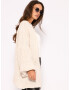 SASSYCLASSY Cardigan dimensiuni mari bej - Pled.ro