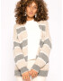 SASSYCLASSY Cardigan dimensiuni mari bej deschis - Pled.ro